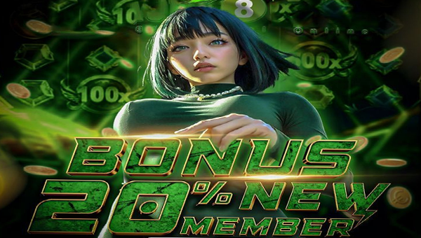BONUS 20% NEW MEMBER: KESEMPATAN EMAS UNTUK PEMAIN BARU